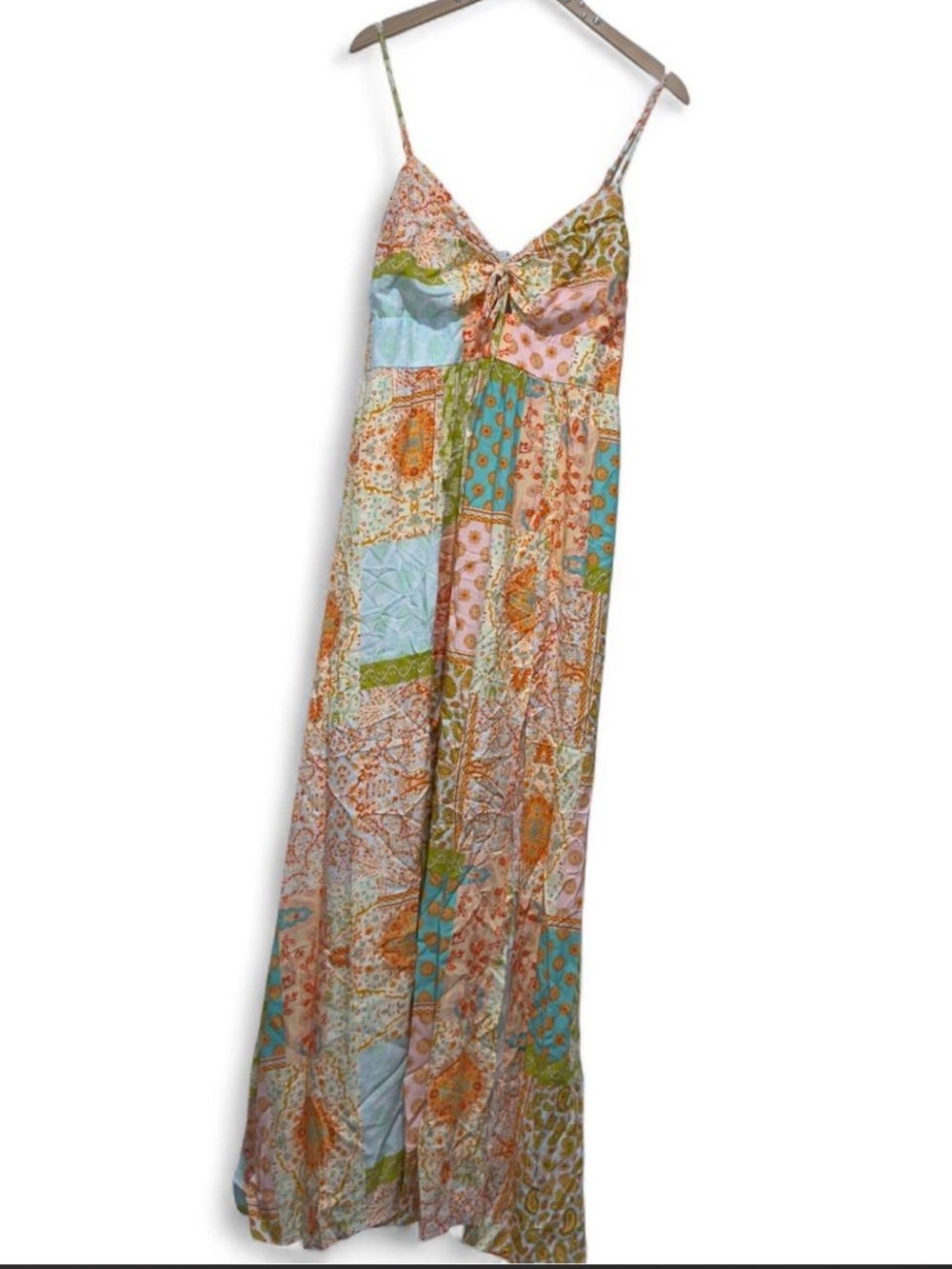 Baltic Born Kamari Tank Maxi Dress Patchwork Dress Boho Beach Size XL - Picture 2 of 10